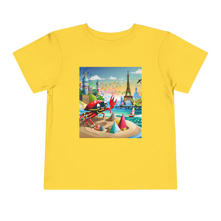 Crab Architect Toddler Short Sleeve Tee