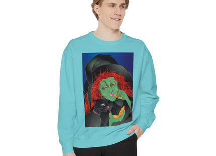 Mirror, Mirror A Witch's Touch Unisex Garment-Dyed Sweatshirt