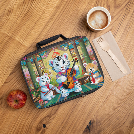 Melodies of the Snow Lion Cub Lunch Bag