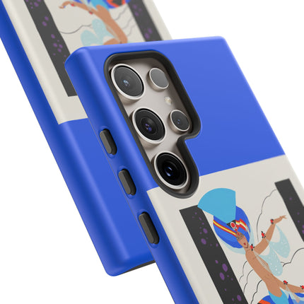 Exotic Dancer Phone Case – Vibrant Performance & Art Deco Flair