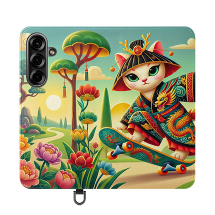 🛹🐉 Dragon Dance on Wheels Flip Case – Bold Adventure & Dynamic Grace
