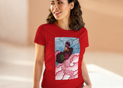 Winter Rose Empress Women's Midweight Cotton Tee