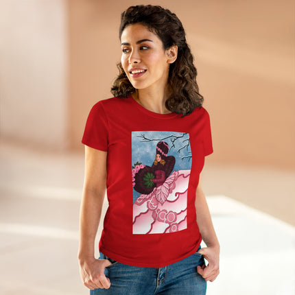 Winter Rose Empress Women's Midweight Cotton Tee