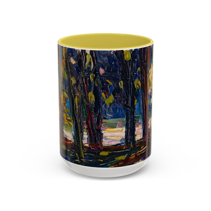 In the Park of St. Cloud by Wassily Kandinsky Colorful Mugs (11oz, 15oz)