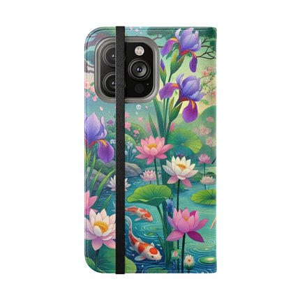 Fairy of the Koi Pond Flip Case – Mystical Harmony & Pond Enchantment