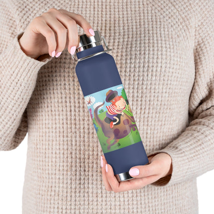 Rip-Roaring Fun Copper Vacuum Insulated Bottle, 22oz