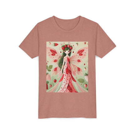 Strawberry Fairy Delight Youth Short Sleeve Tee