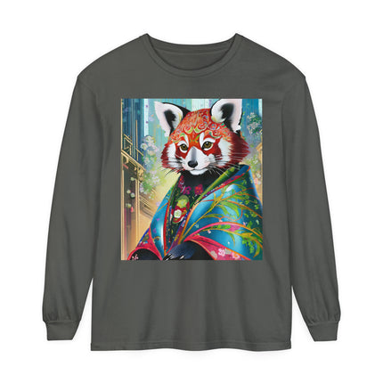 Cybernetic Red Panda Long Sleeve T-Shirt