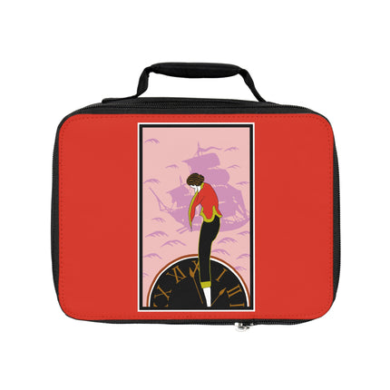 Woman Waiting for her Beloved at 1:59 by Kobayashi Kaichi Lunch Bag