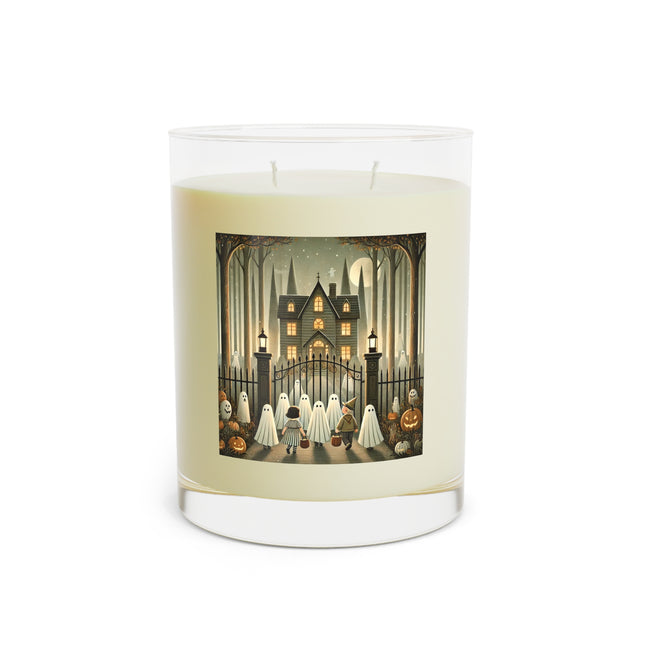 Ghostly Welcome – A Halloween Night Scented Candle - Full Glass, 11oz