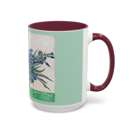 Irises by Vincent Van Gogh Colorful Mugs (11oz, 15oz)