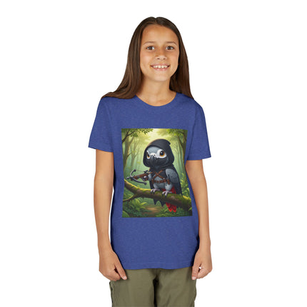 The African Grey Sentinel Youth Short Sleeve Tee