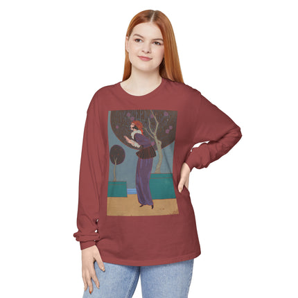Les Lucioles by Charles Martin Garment-dyed Long Sleeve T-Shirt