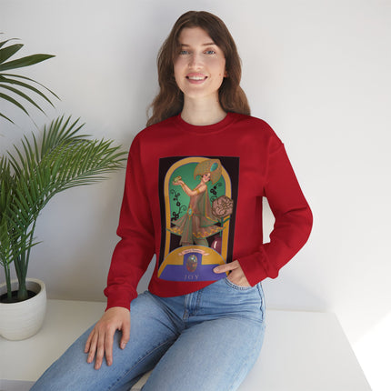 October & Opal, Tourmaline (from the Gem Series) by Sofia Chiostri Heavy Blend™ Crewneck Sweatshirt