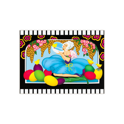 Blooms and Chicks Ceramic Tile