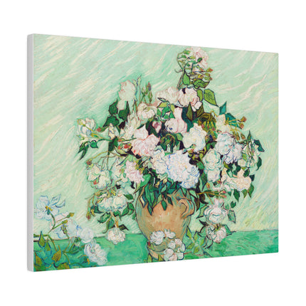Roses by Vincent Van Gogh Matte Canvas, Stretched, 0.75"