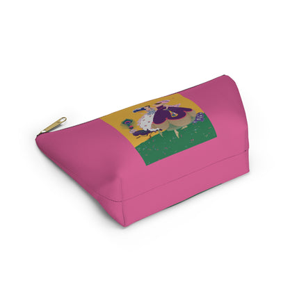 Peacock Ladies in the Garden Cosmetic Bag – Playful Elegance & Art Deco Charm