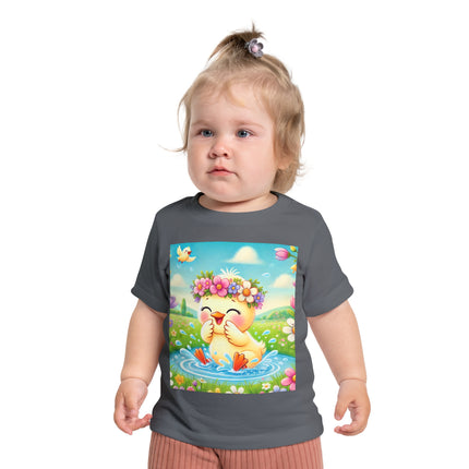 Springtime Splash Duckling Baby T-Shirt – Joyful Moments & Sunny Spring Days