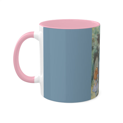 “I growl when I’m pleased, and wag my tail when I’m angry” by Sir John Tenniel Colorful Mugs, 11oz