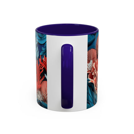 Enchanting Underwater Scene Colorful Mugs (11oz, 15oz)