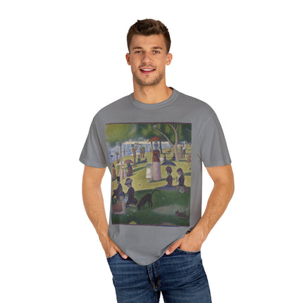 A Sunday on La Grande Jatte by Georges Seurat Unisex Garment-Dyed T-shirt