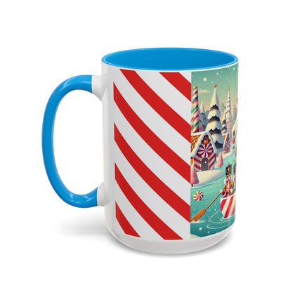 Nutcracker Candy-Striped Adventure Colorful Mugs (11oz, 15oz)