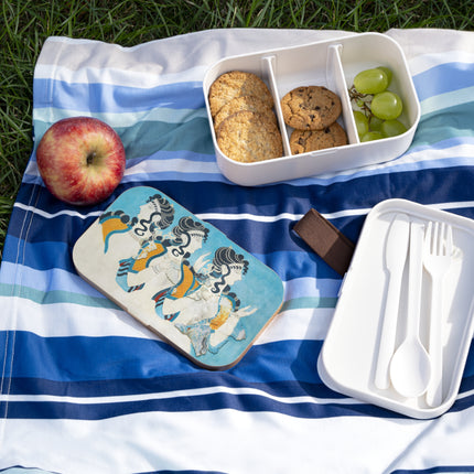 Minoan Ladies In Blue Bento Lunch Box