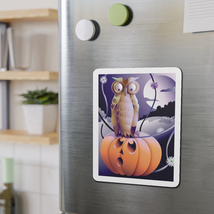The Startled Pumpkin Die-Cut Magnets (5 Sizes)