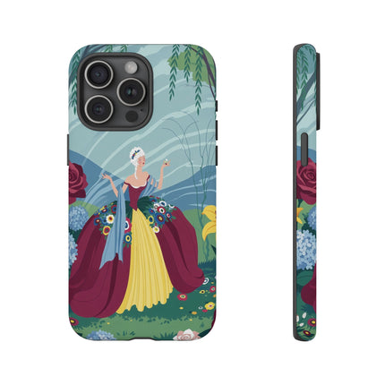 🌹🌿 The Willow Garden Promenade Phone Case – Art Deco Floral Elegance