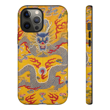 Majestic Dragon Regalia – Imperial 12-Symbol Robe Phone Cases