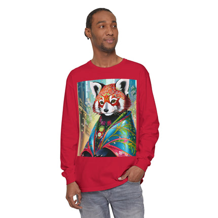 Cybernetic Red Panda Long Sleeve T-Shirt
