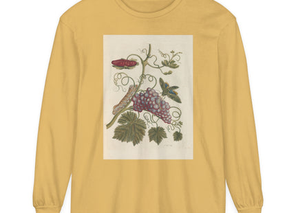 Botanical Pl.49 by Maria Sibylla Garment-dyed Long Sleeve T-Shirt