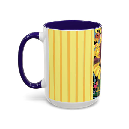 Enchanted Pansy Elegance Colorful Mugs (11oz, 15oz)