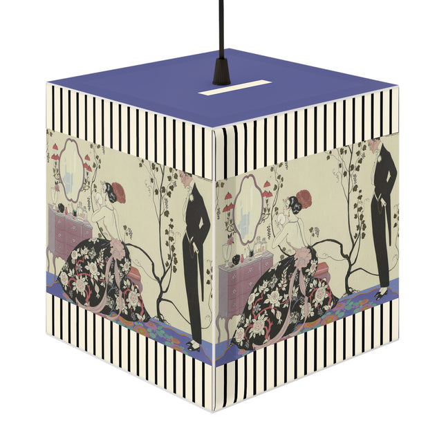 Le Grand Décolletage by George Barbier Light Cube Lamp