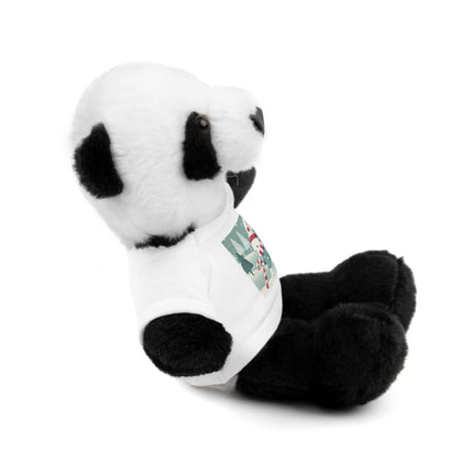 Candy Cane Timekeeper Bunny Stuffed Animals with Tee
