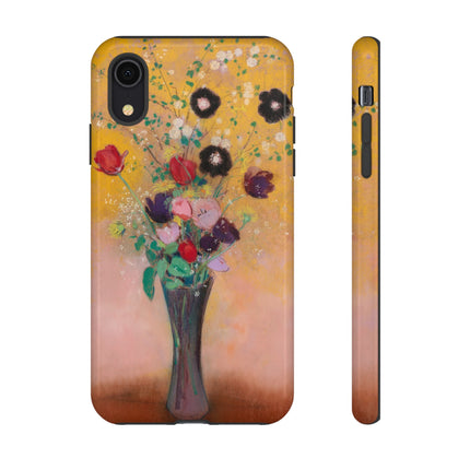 Vase of Flowers by Odilon Redon Phone Cases