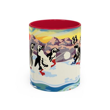 Snowball Shenanigans Colorful Mugs (11oz, 15oz)
