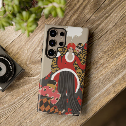 Masquerade Elegance Phone Case – Dramatic Glamour & Timeless Allure