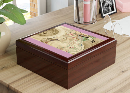 Sur talons rouges (On Red Heels) pl 01 by Gerda Wegener Jewelry Box