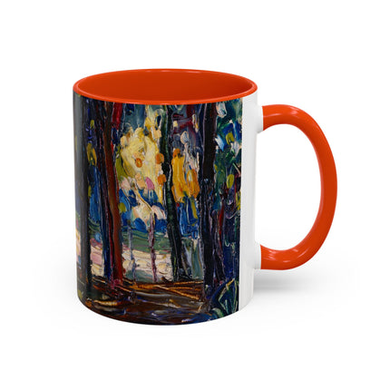 In the Park of St. Cloud by Wassily Kandinsky Colorful Mugs (11oz, 15oz)