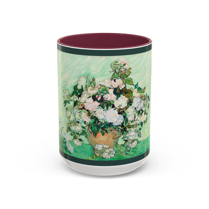 Roses by Vincent Van Gogh Colorful Mugs (11oz, 15oz)