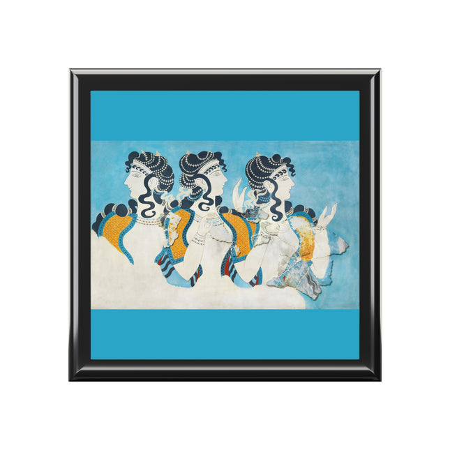 Reproduction of Ladies in Blue by Emile Gilliéron Jewelry Box