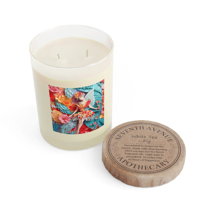 Hibiscus Fairy Scented Candle - Full Glass, 11oz - The White Tea & Fig, The Lavender & Sage, and The Ocean Mist & Moss