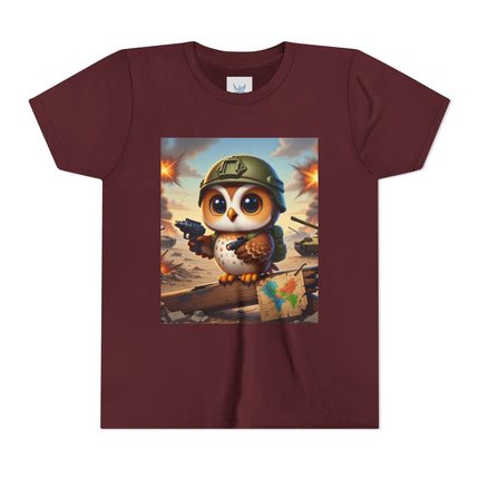 Owl on the Front Lines Youth Short Sleeve Tee