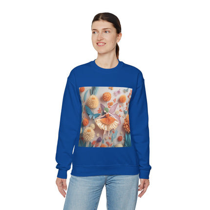 Dahlia Fairy Unisex Heavy Blend™ Crewneck Sweatshirt