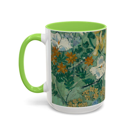 Flowers by August Babberger Colorful Mugs (11oz, 15oz)