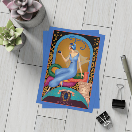 September & Sapphire (from the Gem Series) by Sofia Chiostri Postcards (envelopes included) - Bundles of 10, 30, 50 Pieces