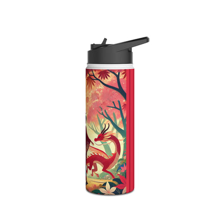 The Dragon Fairy’s Dance Stainless Steel Water Bottle, Standard Lid