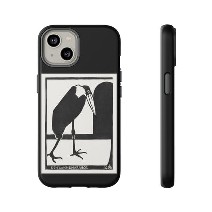 A Lame Marabou by Samuel Jessurun de Mesquita Phone Cases