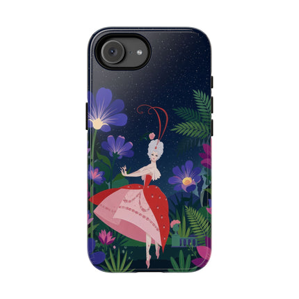 🌺✨ The Lady Of The Starlit Enchanted Garden Phone Case – Art Deco Floral Fantasy